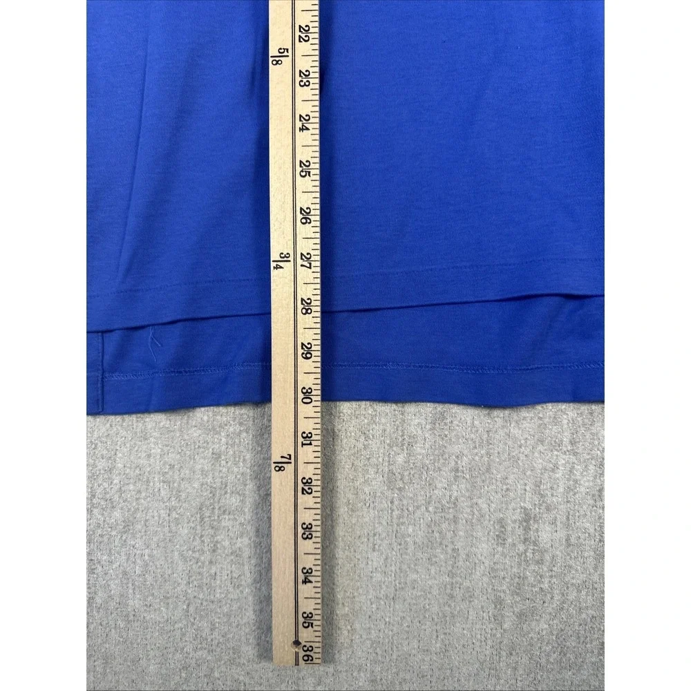 Polo Ralph Lauren Polo Shirt Men's L Blue with Orange Pony Short Sleeve Collared